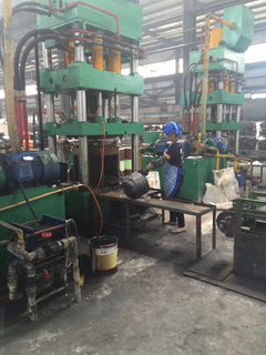 LPG Gas Cylinder End Dish Deep Drawing Machine