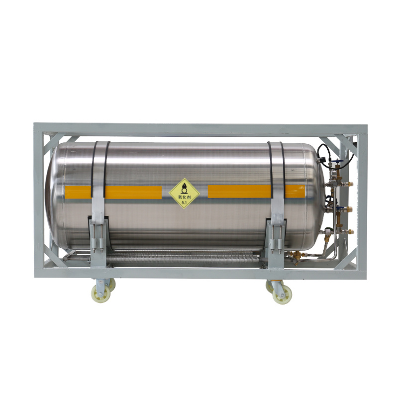 Cryogenic Stainless Steel Dewar Sizes Tank for Liquid CO2 O2 N2 Argon LNG