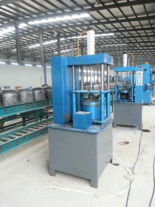 Semi Automatic LPG Cylinder Upper Lower Body Trimming Machine