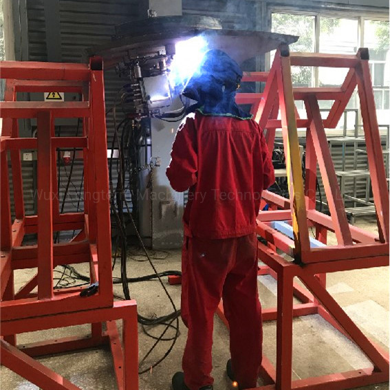 56in Carbon Steel Saudi Arabia Project Use Automatic External Orbital Welding Machine for Construction Site Project