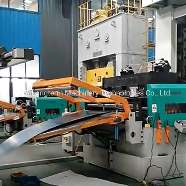  LPG Gas Cylinder Decoiler, Straightening and Blanking Line Made in China