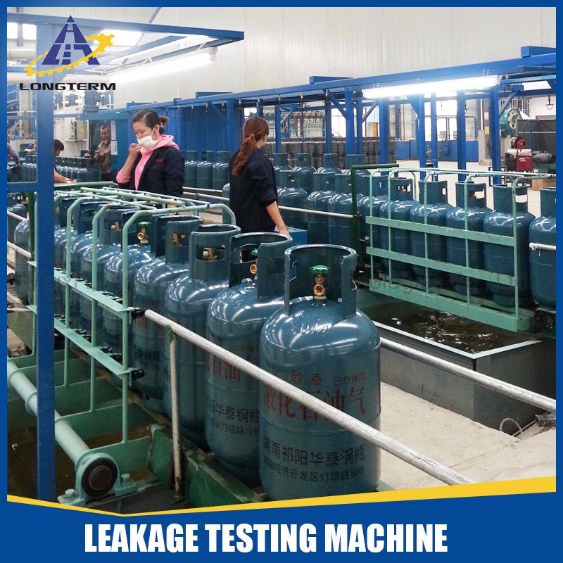 LPG Gas Cylinder Air Leakage Testing Machine, Six / Eight / Ten Stations