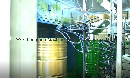 Fully Automatic Steel Drum Painting Booth Machine, Spraying System for Manufacturing Steel Barrels/