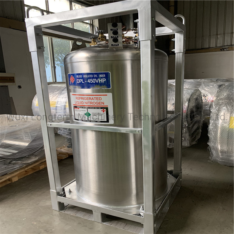 Steel Bottle Dewar Dpl, Empty Cryogenic Dewar Cylinder / Tank for Vehicle^