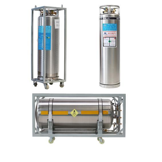 Horizontal/Vertical Welded Insulated Cryogenic Cylinder/Dewar Tank for Liquid Gas