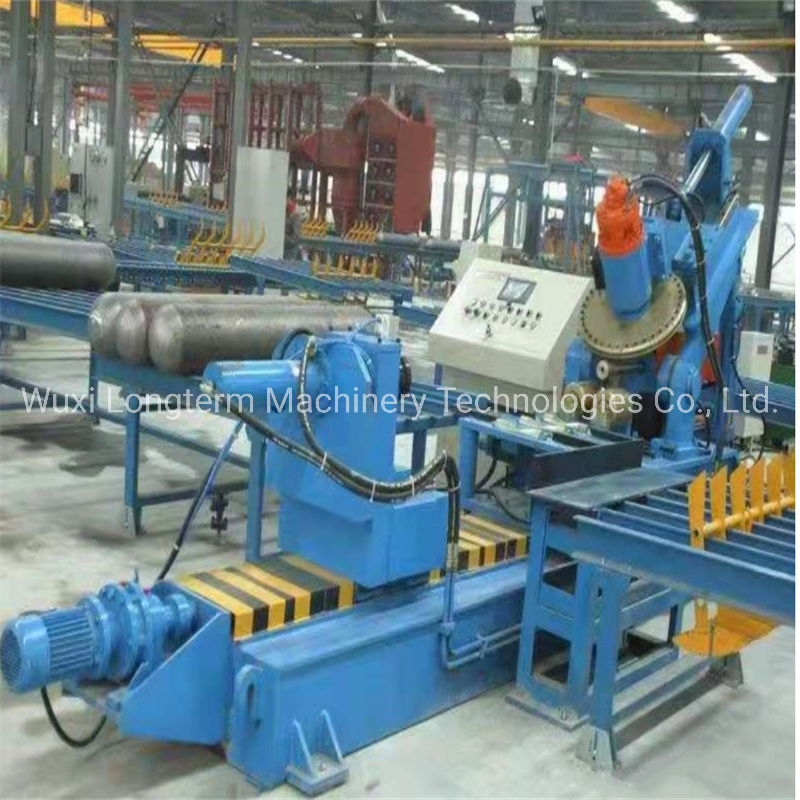 232-406mm Seamless Gas Cylinder Embossing/Marking Machinery with Auto Loading & Unloading^