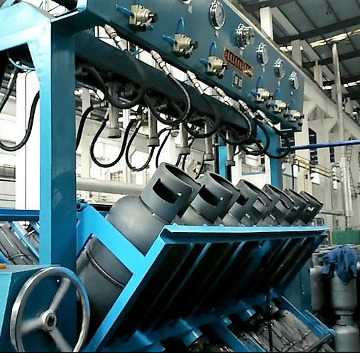 15kg LPG Gas Cylinder Automatic Hydro Testing Machine Water Pressure Testing Machine