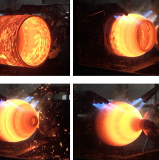 Full Automatic Fire Extinguisher Hot Spinning Machine