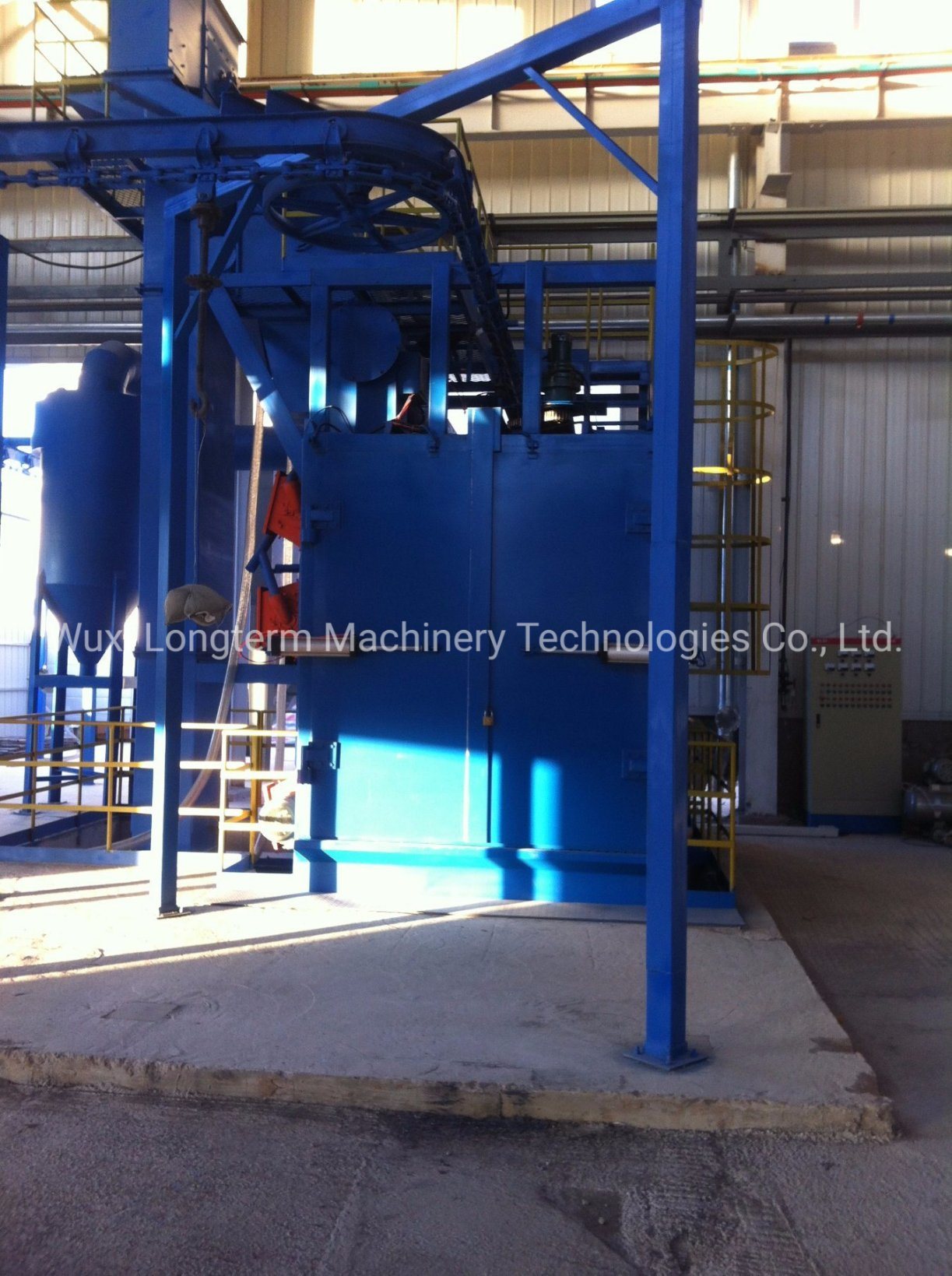 Cylinder Surface Cleaning Shot Blasting Machine