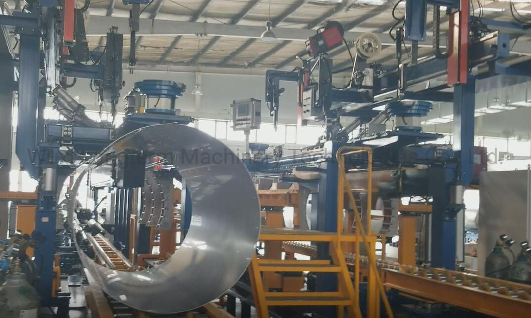 High-Quality LNG Cylinder Pass-by Type Automatic Longitudinal Seam Welding Machine