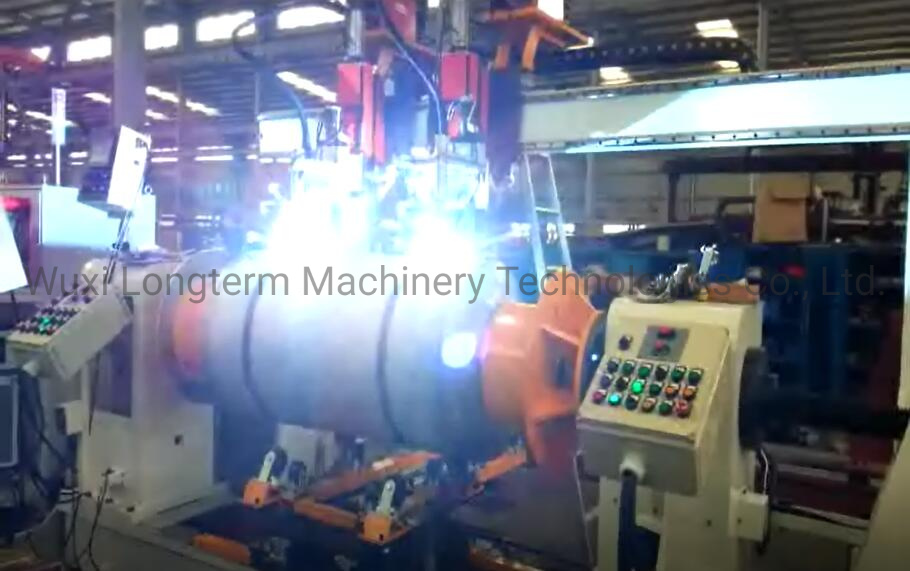 Double Head Automatic Circumferential Seam Welding Machine for LNG Cylinder