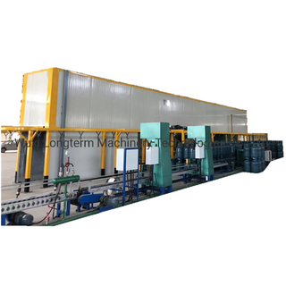 Long Service Life ABB Robot Painting Car Aluminum Wheel Hub Powder Coating Line, Electrostatic Wheel Rim Powder Coating System in China#