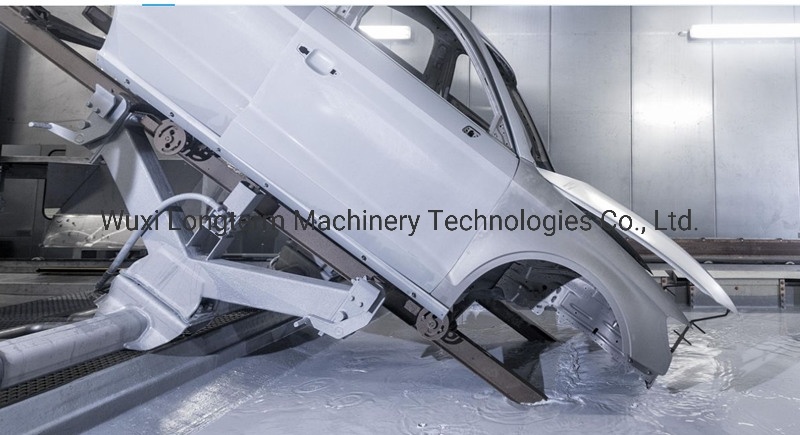 Environmental Protection Space-Saving Layouts Powder Coating Line / Powder Poat Booth for Wheel Rim#