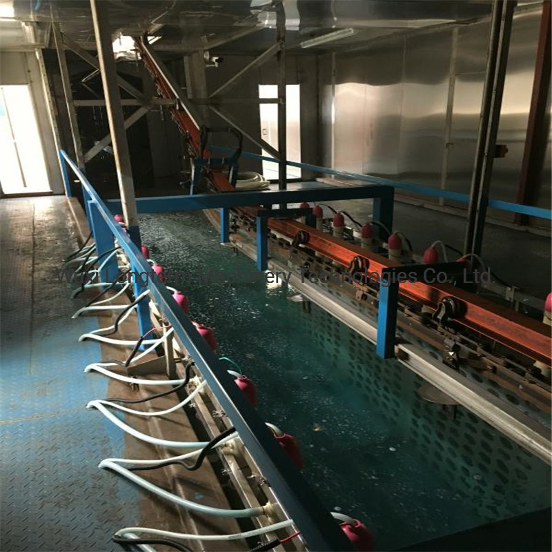 Environmental Protection Space-Saving Layouts Powder Coating Line / Powder Poat Booth for Wheel Rim#