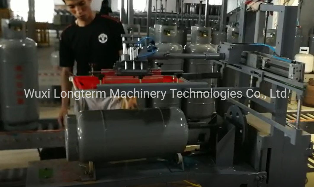 Gas Cylinder Gas Bottle Words Logo Screen Printing Machine, Gas Tank Silk Screen Printer Price