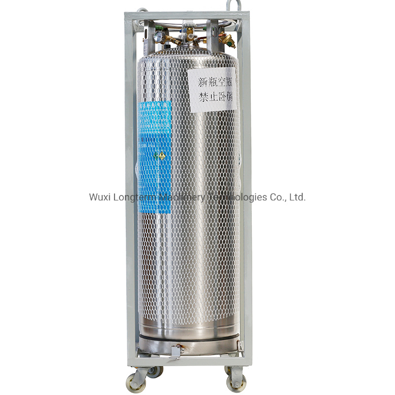 195L 1.4MPa Small Lo2/Ln2/Lar/ LNG Cryogenic Storage Tank Liquid Vgl Cylinder