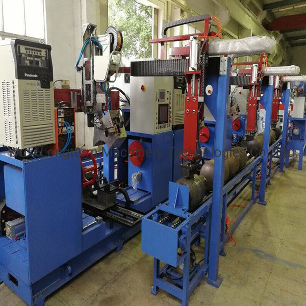 LPG Gas Cylinder Production Equipment Automatic Body Welding Machine