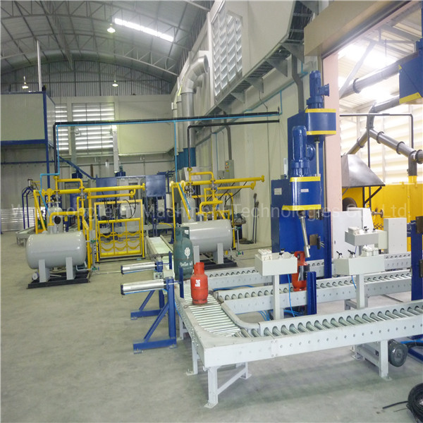 LPG Cylinder Handle Foot Ring Repair Repairing Machinery Supplier Price