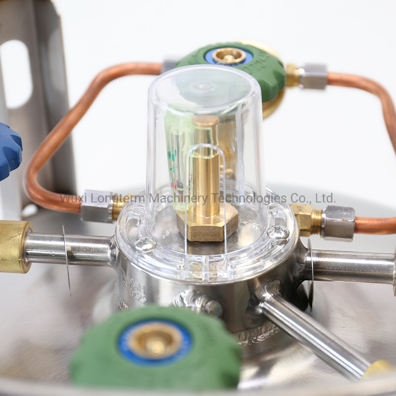 CE/En Standard Cryogenic Liquid Oxygen Nitrogen Argon Insulation Dewar Cylinder, Insulated Welded Cryogenic Liquid Oxygen Dewar Cylinders~