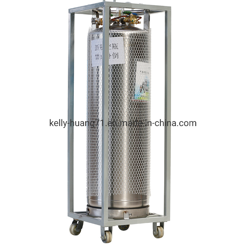 Welded Insulated Container Liquid Oxygen Dewar Cylinder