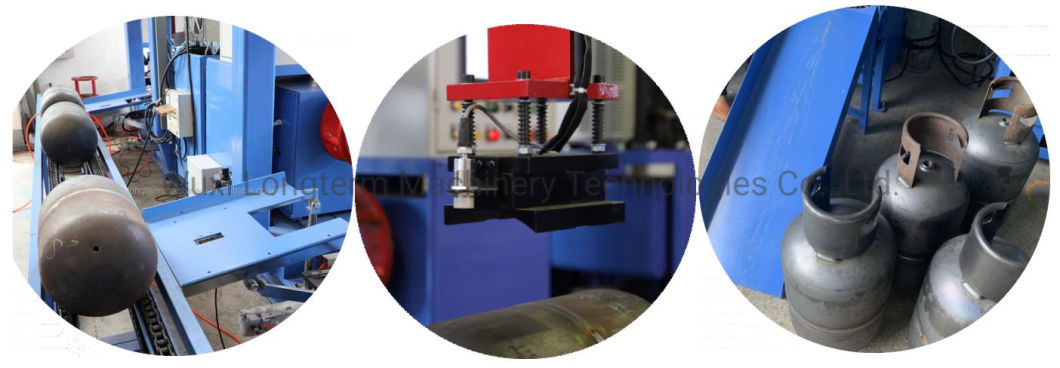 Fully Automatic LPG Gas Cylinder Body Circular Welding Machine, LPG Cylinder Circumferential Seam MIG Welding Machine~