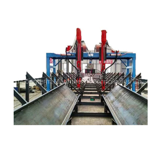 Standard Gantry Type Submerged Arc Welding Machine H Beam Production Line, Metal Structural H Beam Steel Welding Equipment!