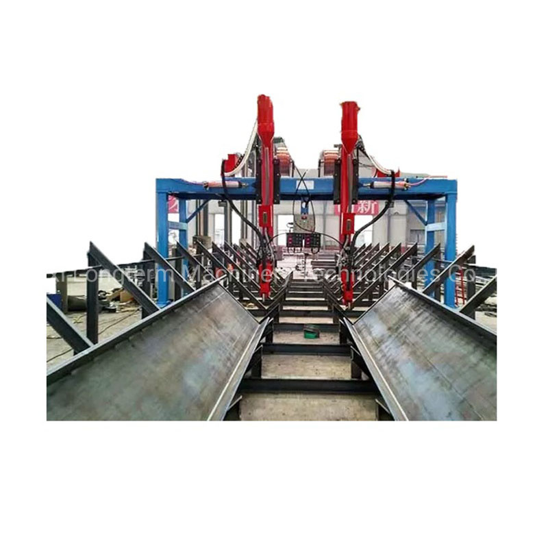 Standard Gantry Type Submerged Arc Welding Machine H Beam Production Line, Metal Structural H Beam Steel Welding Equipment!