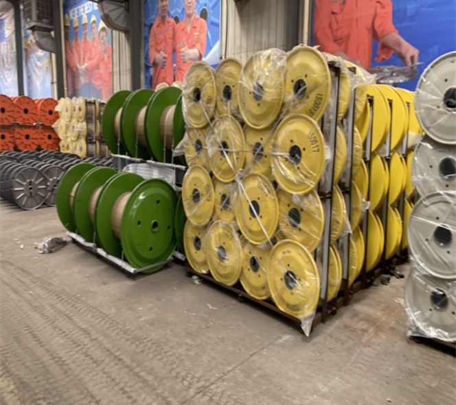 Empty Corrugated Cable Bobbin/Metal Spool/Reel/Cable Drum for Wire and Cable^