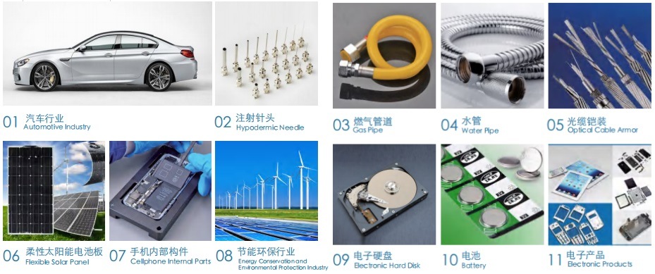 High Tenacity 316 304 321 AISI Stainless Steel Strip Plate Sheet Coil Price for Electrical Products / Flexible Metal Hose