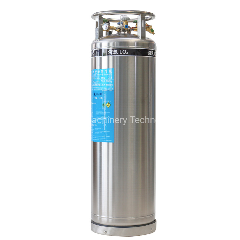 175L Liquid Oxygen/Nitrogen Cryogenic Liquid Vgl Cylinder, Oxygen Dewar Tank Factory Price