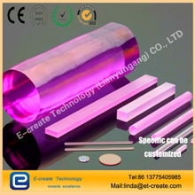 D8*185mm D7*165mm threaded Nd:Yag anti-reflection coating laser crystal rod can be customized