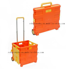 Plastic Folding Shopping Cart (FC401C)