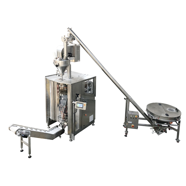 powder quad seal bag packing machine