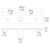 VM-SM-PVT Decentered Top Pivot Plate