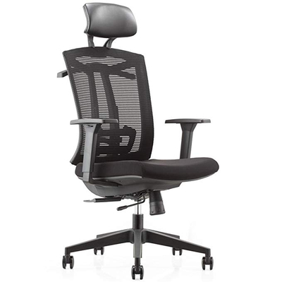 CMO Ergonomic Mesh High-Back Ultra Computer Office Chair with 2-to-1 Synchro-Tilt Control, Seat Glide, Big & Tall Executive Chair with PU Headrest, Adjustable Arms and Suit Hangers