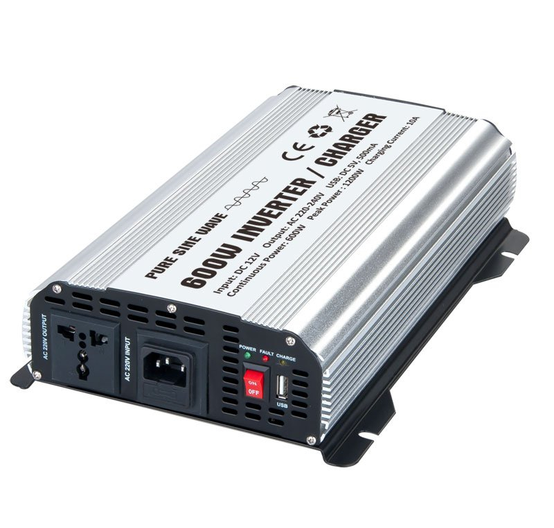 600W Pure Sine Wave Power Inverter WITH CHARGER