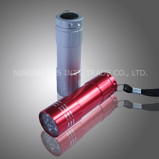  Aluminum Alloy 9 LED Flashlight