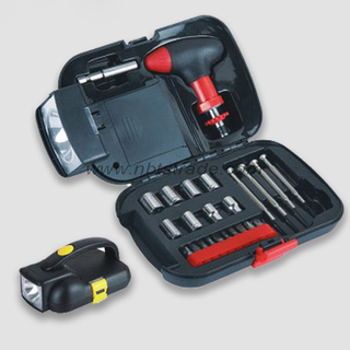 24 PCS Hand Tool Set with Flashlight