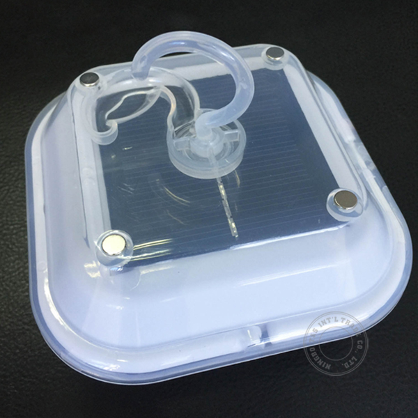 Solar powered LED camping light reading light