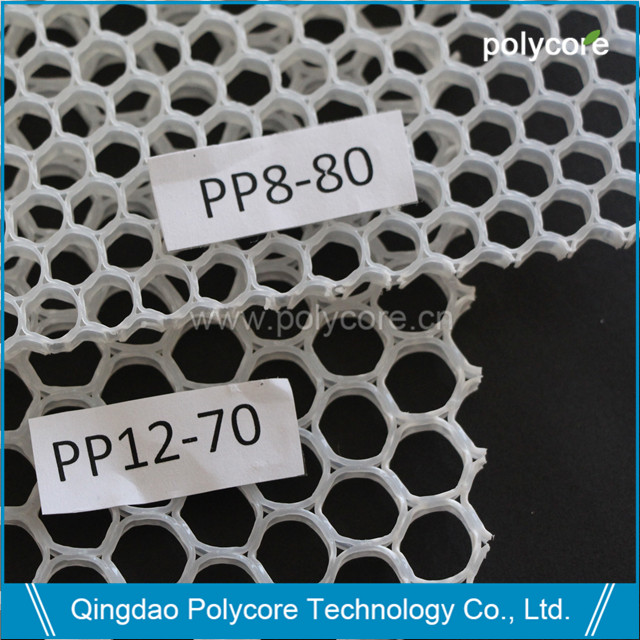PP Honeycomb Core Uniform Core Matériau comme cadre dans l'air purifie