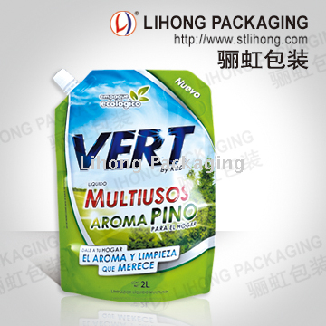 Screen Wash Liquid Detergent Standing Pouch