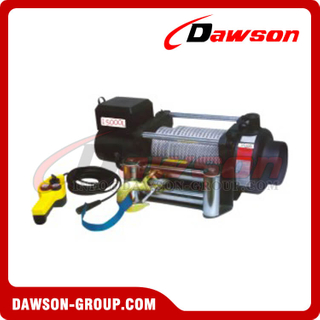 Cabrestante eléctrico con aprobación CE de DS-KDJ-15000L 15000lbs 12V DC con control remoto para barco