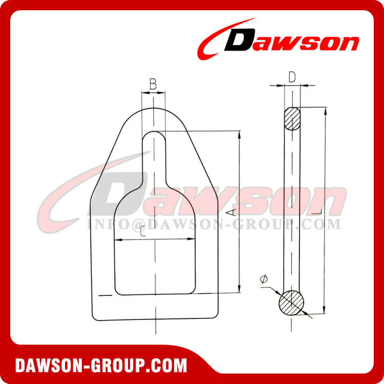 Anillo de escudo forjado DS469 - Dawson Group Ltd. - Fabricante, proveedor de China, F&aacute;brica