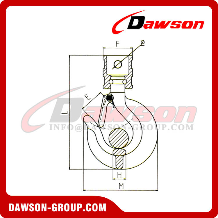 Gancho de bloque giratorio DS667 - Dawson Group Ltd. - Fabricante, proveedor de China, F&aacute;brica