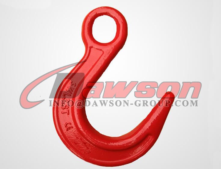 Gancho de ojo de aleaci&oacute;n G80, gancho de gran apertura de acero forjado de grado 80 para polipasto - Dawson Group Ltd. - Proveedor de China