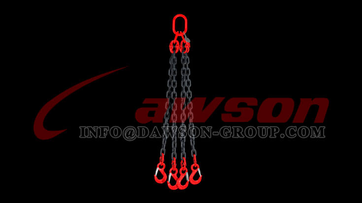 Aplicaci&oacute;n del eslab&oacute;n de conexi&oacute;n de acero forjado tipo EE. UU. Grado 80 A337 para eslingas de cadena - Dawson Group Ltd. - F&aacute;brica de China