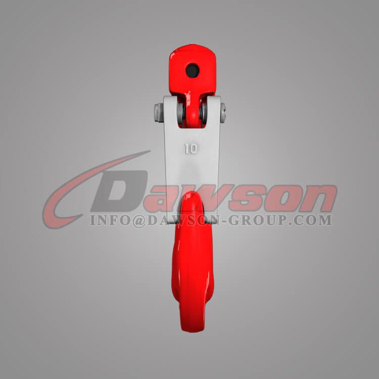 G80 Clevis Sling Hook with Cast Latch for Chain Slings, Grade 80 Clevis Hook - Dawson Group Ltd. - China Manufacturer Gancho de eslinga de horquilla G80 con pestillo fundido para eslingas de cadena, gancho de horquilla de grado 80 - Dawson Group Ltd. - Fabricante de China