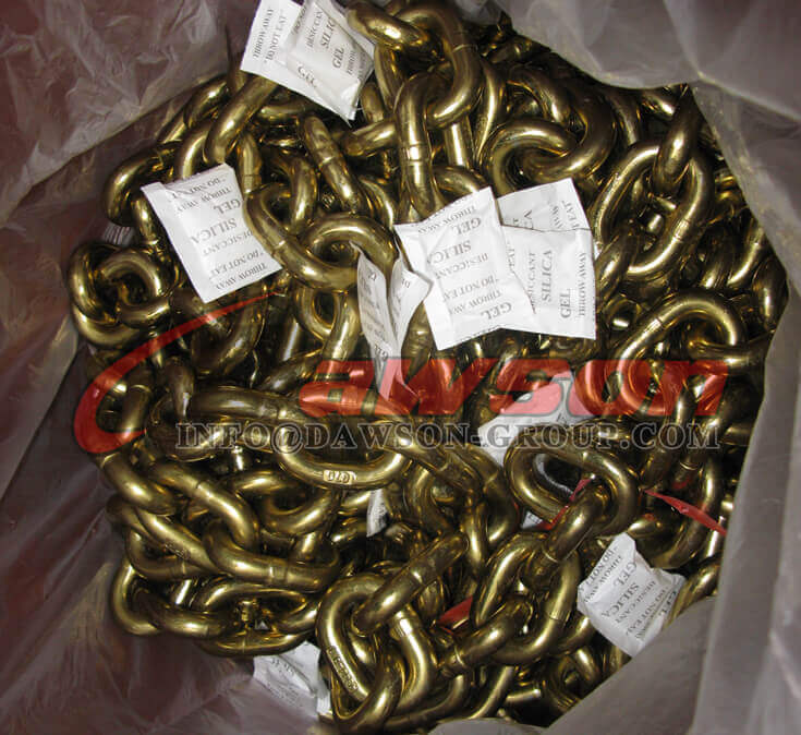 Conjunto de cadena est&aacute;ndar australiano G70 con gancho de sujeci&oacute;n en cada extremo - Dawson Group Ltd. - F&aacute;brica de China