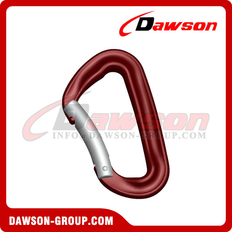 Gancho mosquetón de aleación de aluminio DS7802A 7075, ganchos a presión