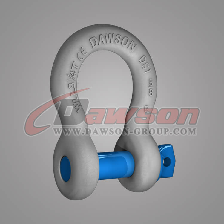 Dawson Brand Hot Dip Galvanized US Type Bow Shackle with Screw Pin - Dawson Group Ltd. - China Manufacturer, Supplier, Factory Dawson Brand Hot Dip المجلفن نوع القوس تكبل الولايات المتحدة مع دبوس لولبي - Dawson Group Ltd. - الصين الصانع والمورد والمصنع